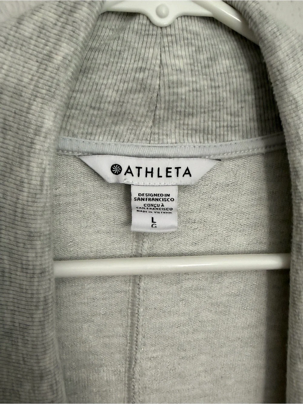 Athleta Pranayama Restore Wrap Heather Grey